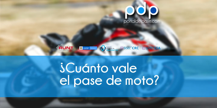 precio del pase de moto colombia