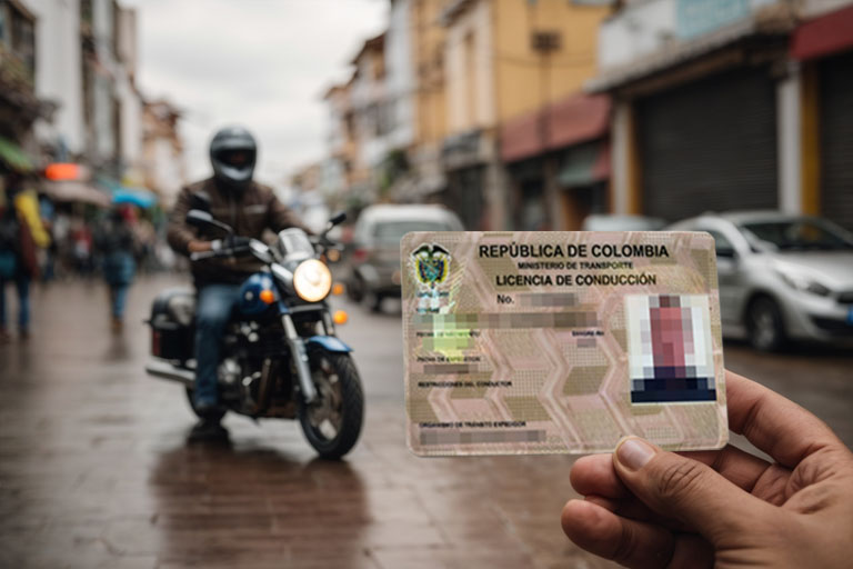 pase de moto en Colombia